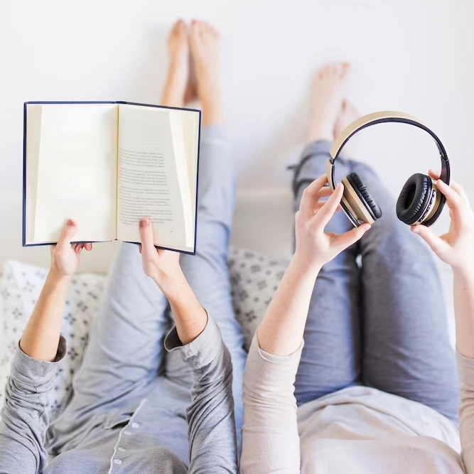 Libros convencionales vs audiolibros 